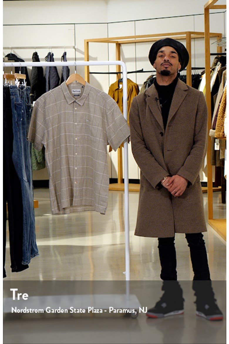 Swaledale Check Short Sleeve Linen & Cotton Button-Up Shirt video
