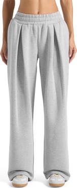 Manière De Voir Fanny Straight Leg Box Pleat Joggers