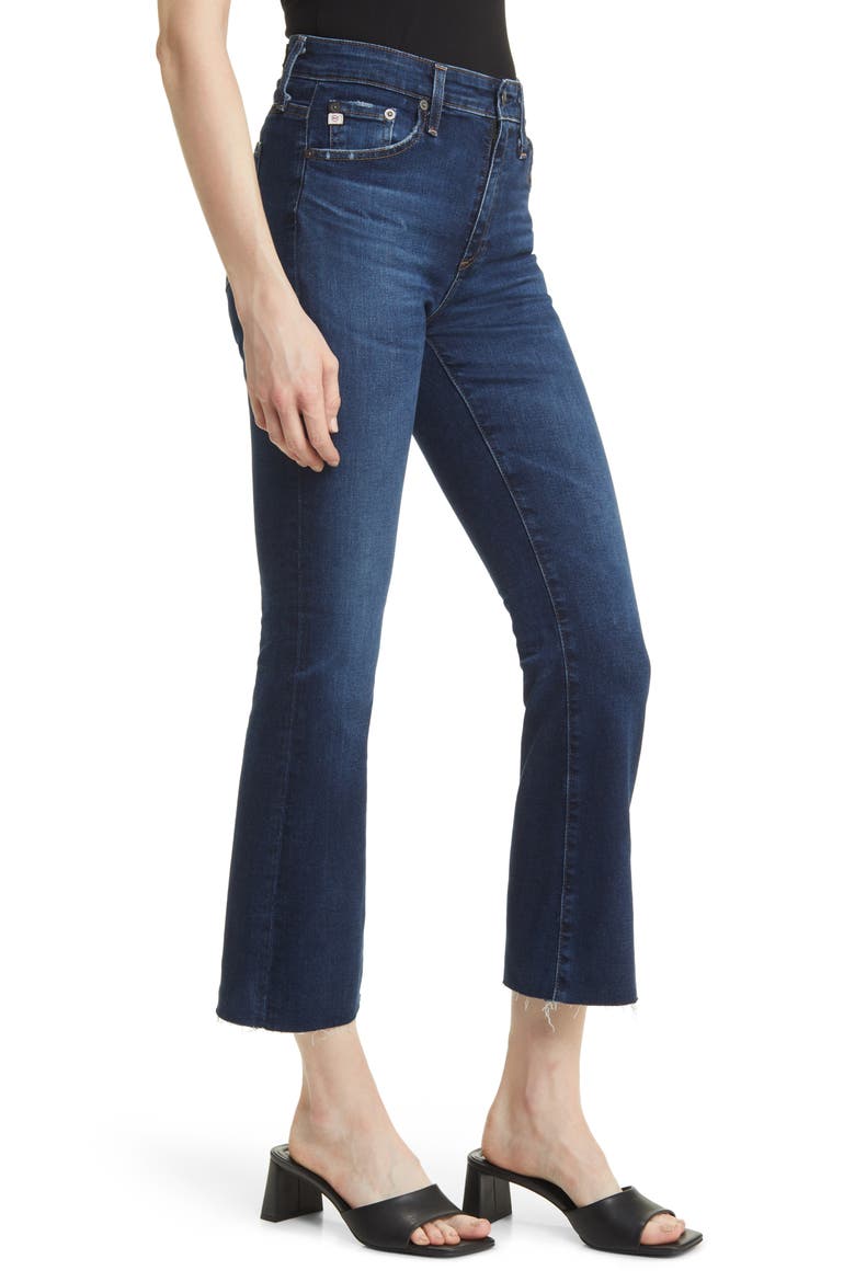 Farrah Mid Rise Crop Bootcut Jeans, Alternate, color, 9 YEARS CONTROL