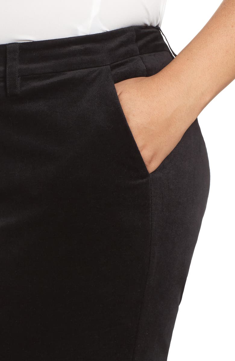 Sejour Velvet Ankle Pants, Alternate, color, 