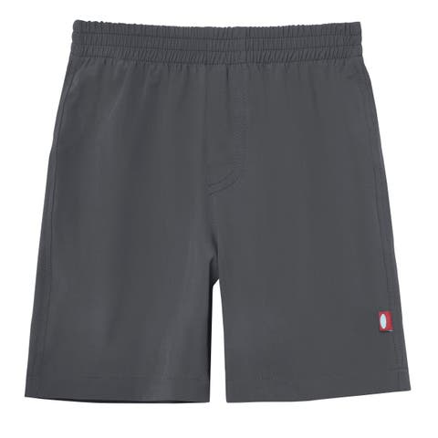 Boys UPF 50+ Soft Stretch Club Above The Knee Swim Trunks (Adult)