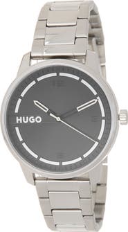 HUGO Stamp Bracelet Watch, 42mm