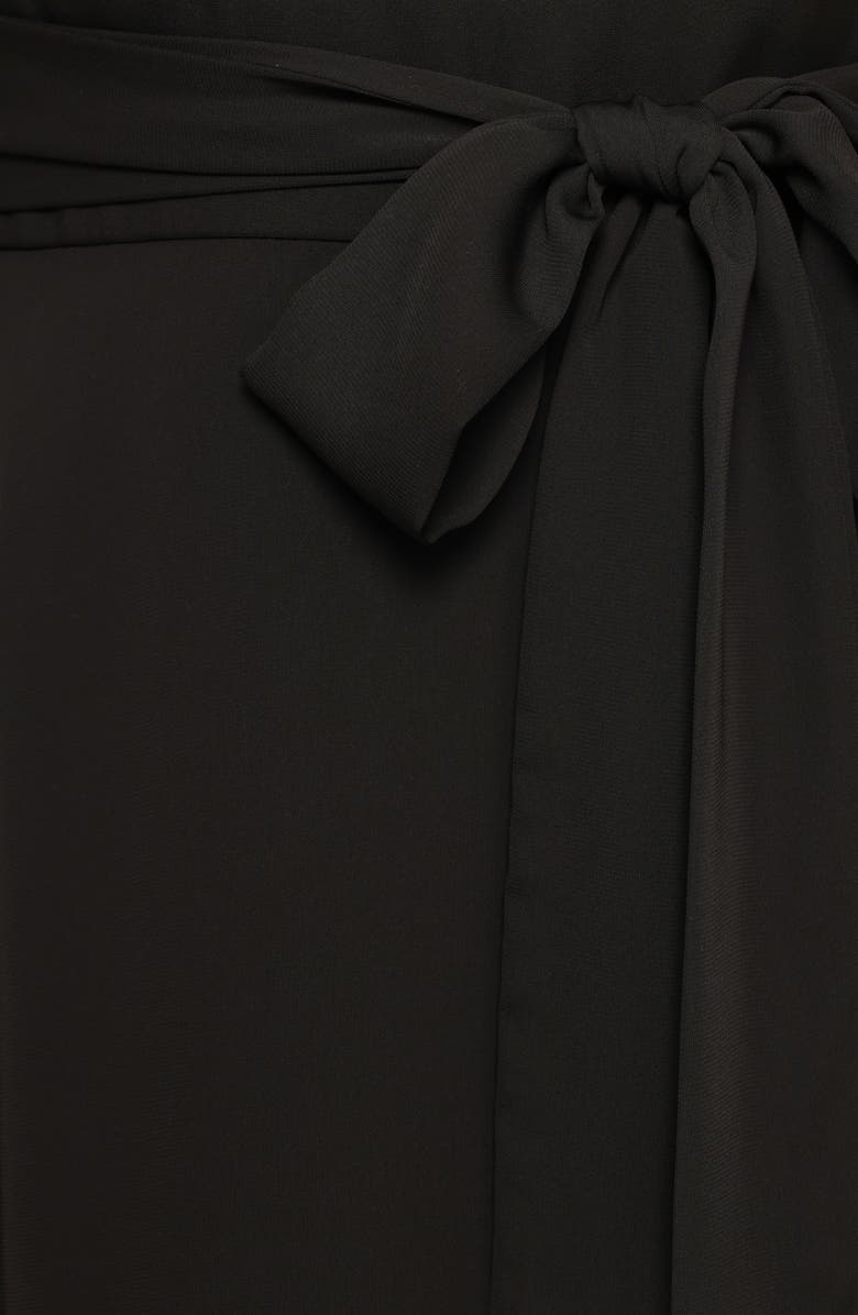 Petal & Pup Maverick Flutter Sleeve Wrap Front Maxi Dress, Alternate, color, 