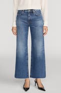 FRAME The Swing High Waist Crop Wide Leg Jeans