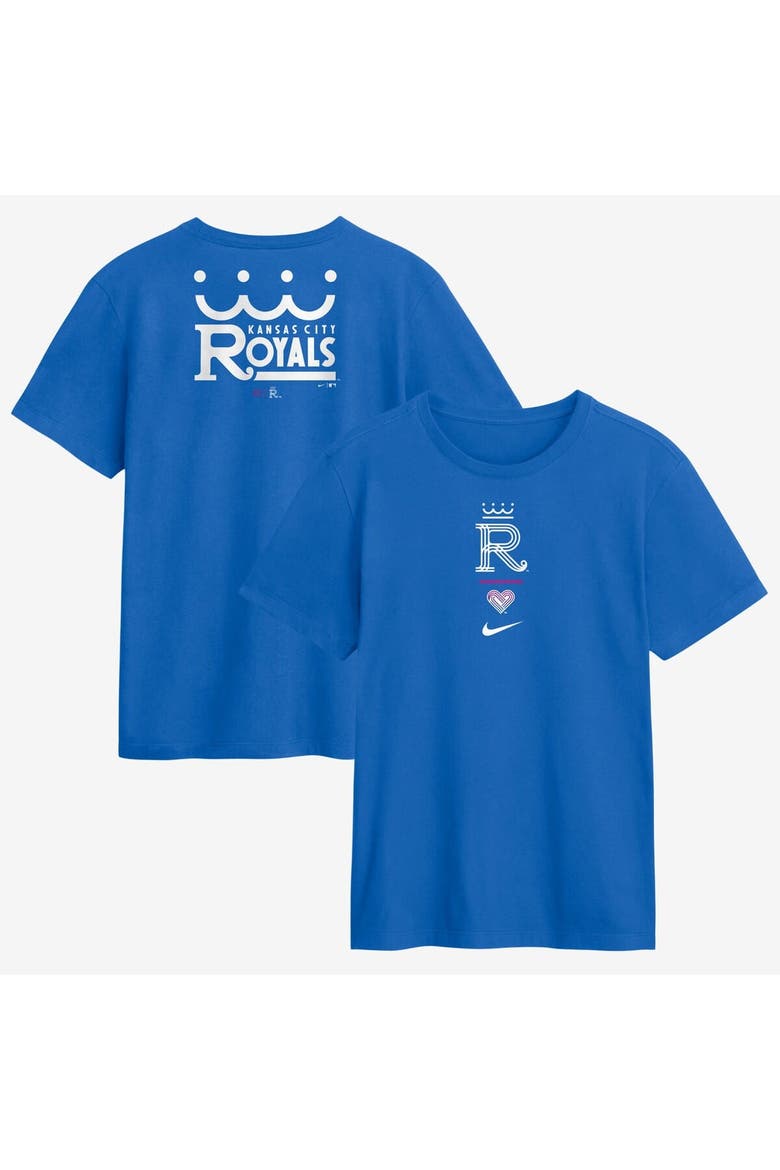 Men's Nike Blue Kansas City Royals 2026 City Connect 2-Hit T-Shirt, Main, color, Blue