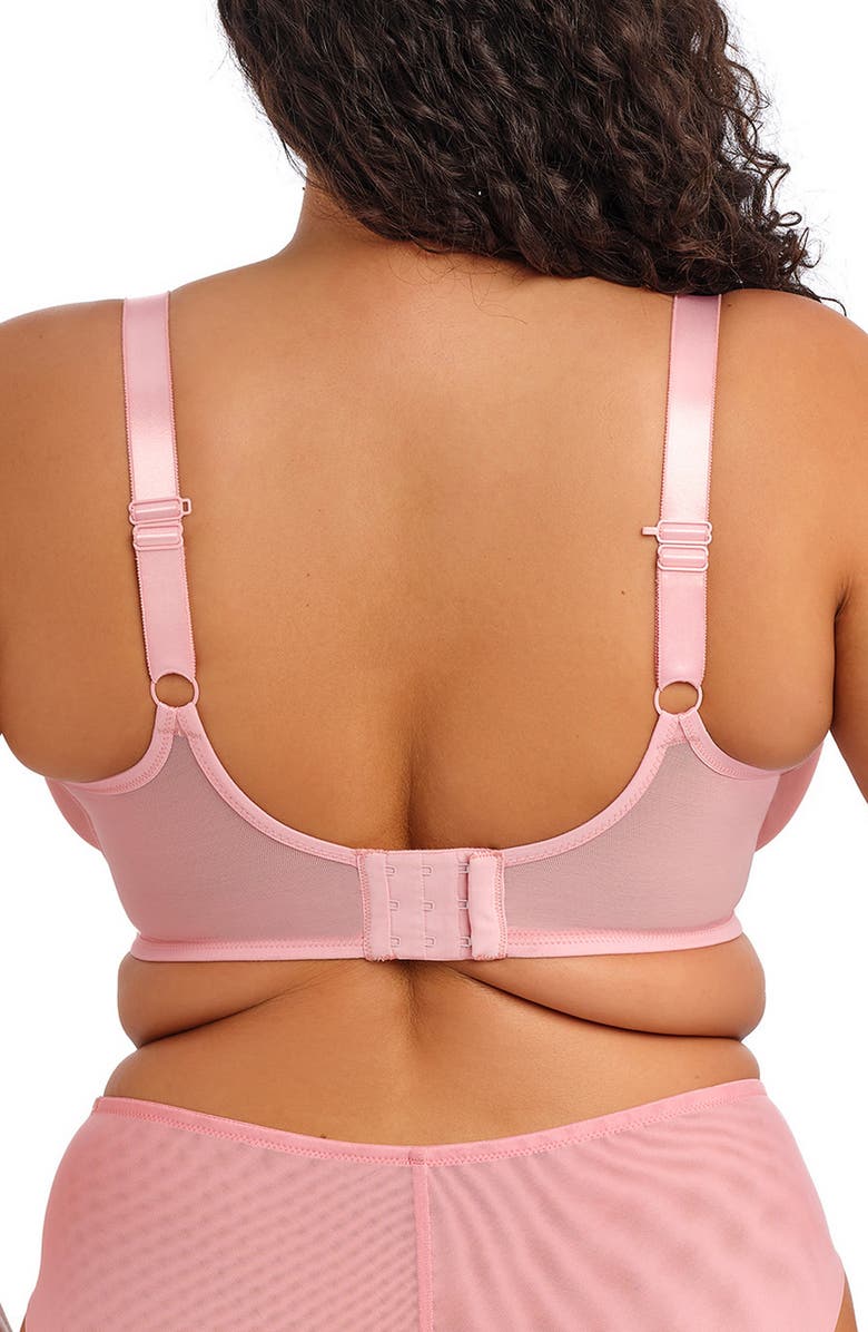 Elomi Aerith Full Figure Underwire Plunge Bra, Alternate, color, Rose