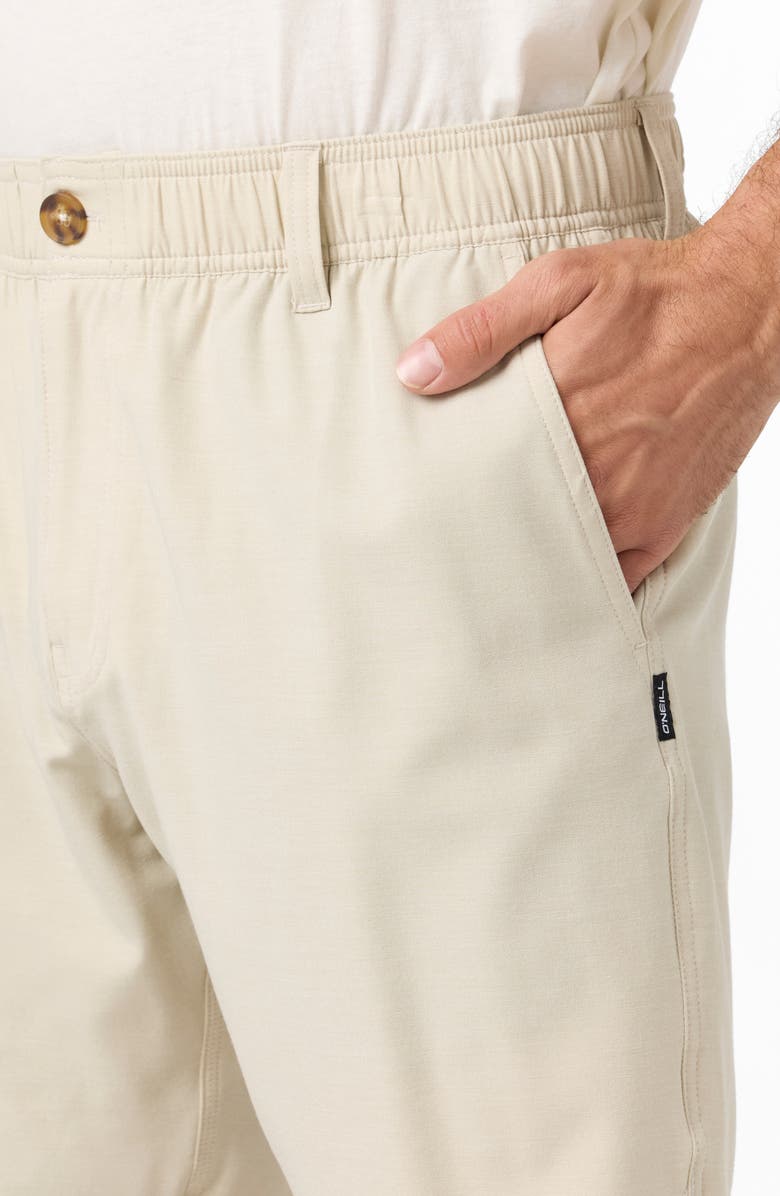 O'Neill Reserve Water Repellent Shorts, Alternate, color, Light Khaki
