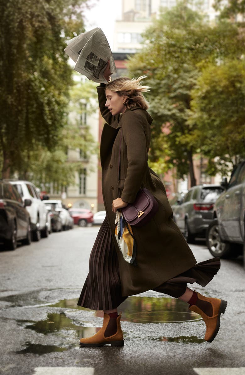 Cole Haan Lyndon Waterproof Chelsea Boot, Alternate, color, Tobacco Suede Wp