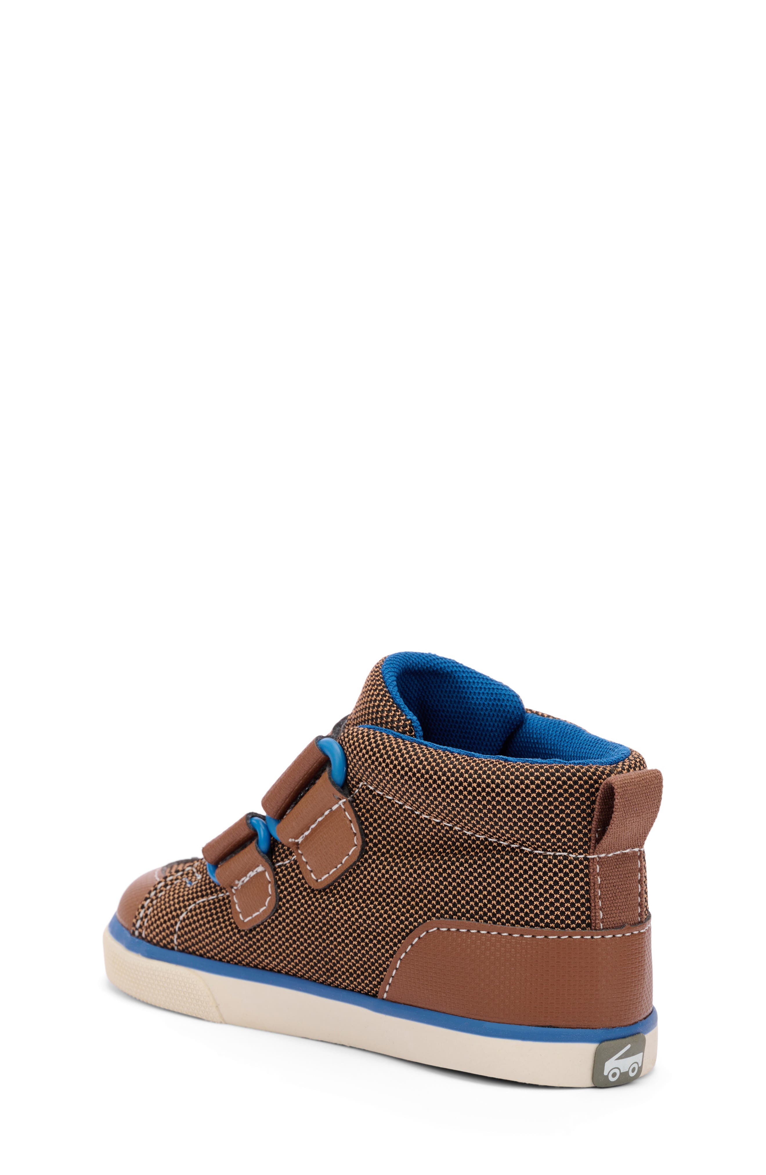 See Kai Run Dean Adapt High Top Sneaker, Alternate, color, Brown