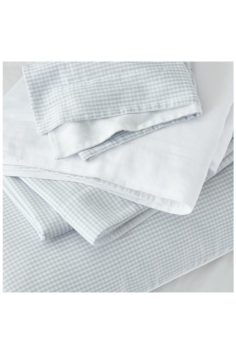 Portobello 200 Thread Count Flat Sheet, Alternate, color, PETAL/ WHITE