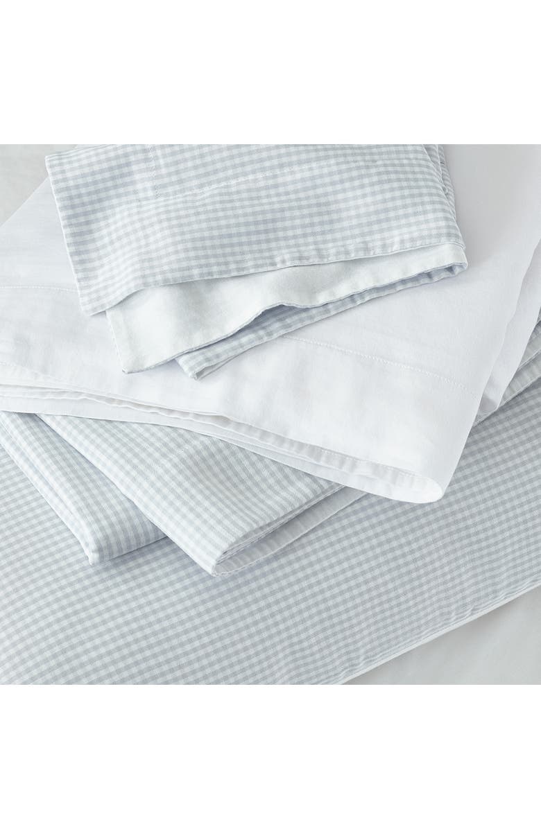 The White Company Portobello 200 Thread Count Flat Sheet, Alternate, color,