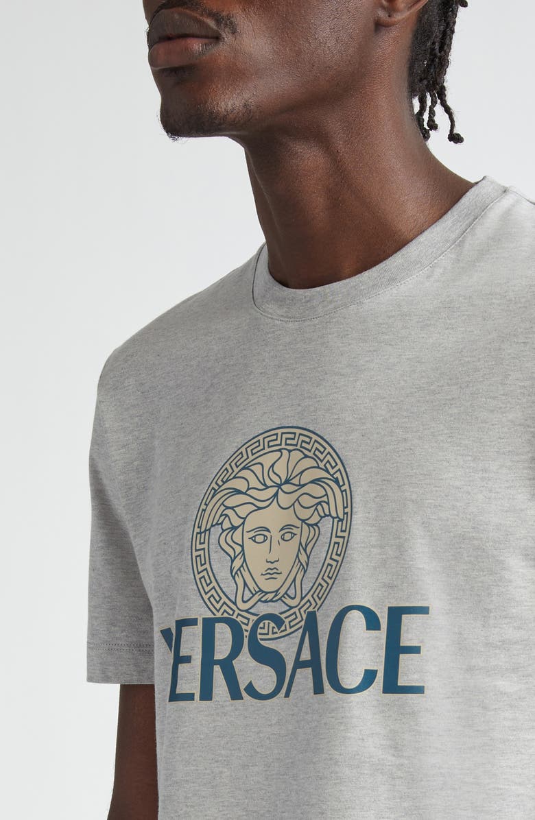 Versace Medusa Cotton Jersey Graphic T-Shirt, Alternate, color, 