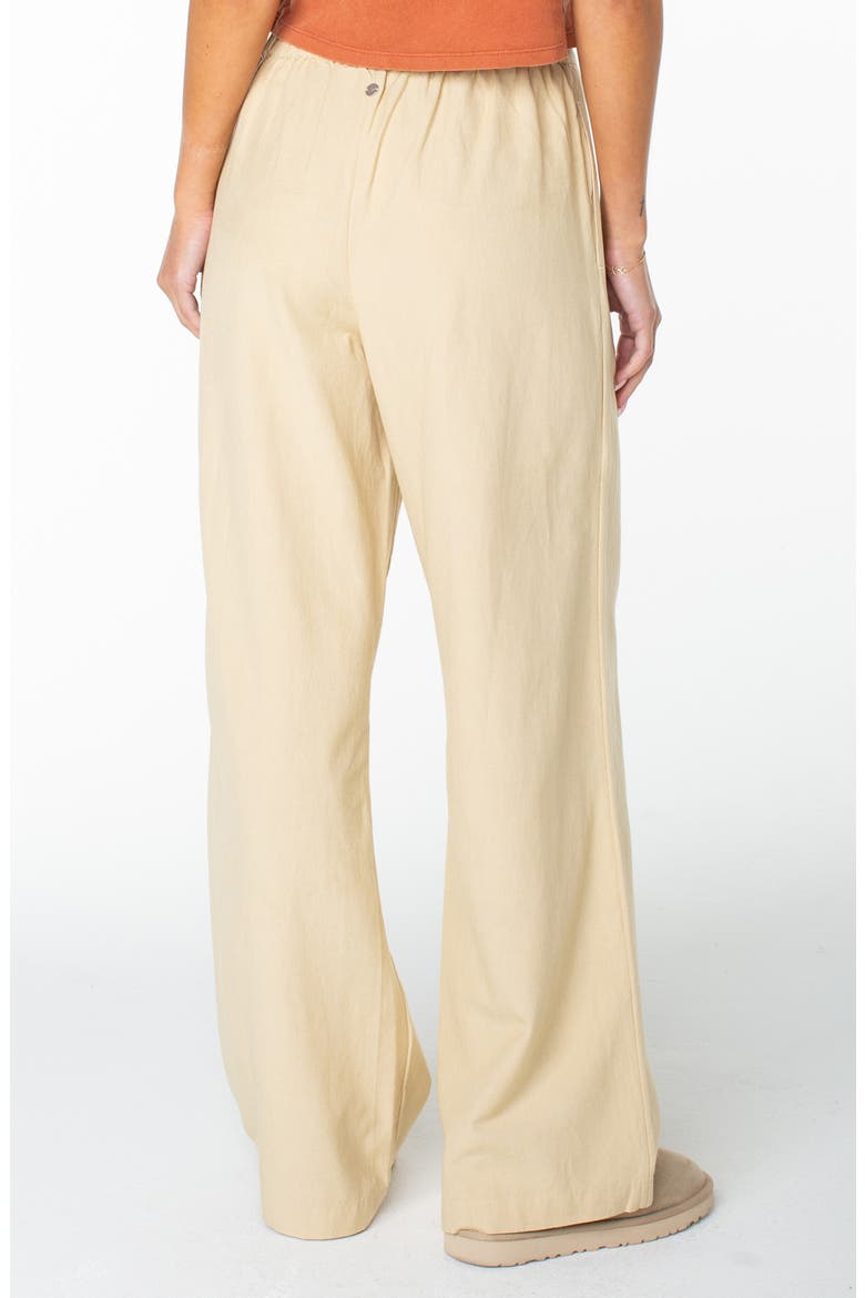 Mavericks Pleated Wide Leg Trousers, Alternate, color, PEBBLE