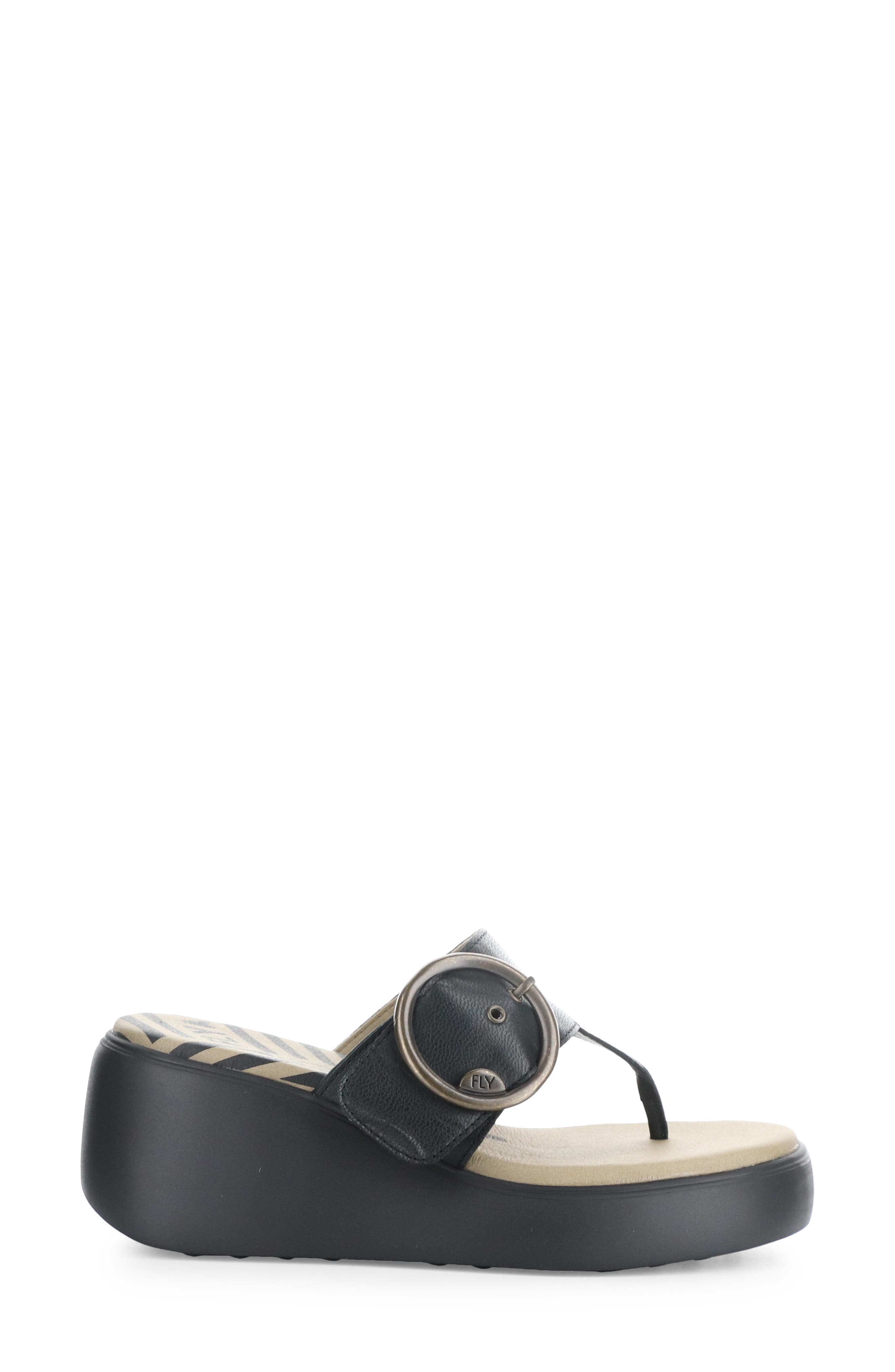 Fly London Dafi Platform Sandal, Alternate, color, 