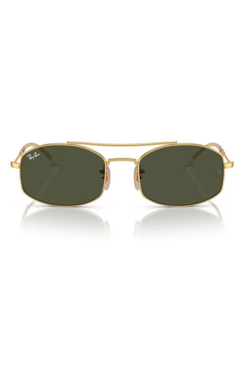 54mm Oval Sunglasses