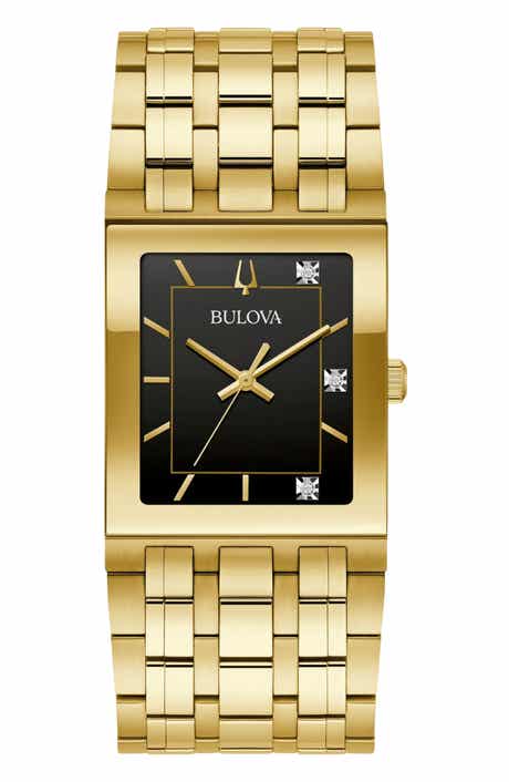 BULOVA Quandra Diamond Bracelet Watch, 30mm