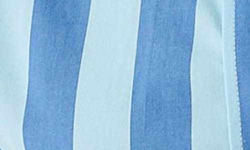 NEXT NEXT STRIPE OVERSIZE BUTTON-UP SHIRT