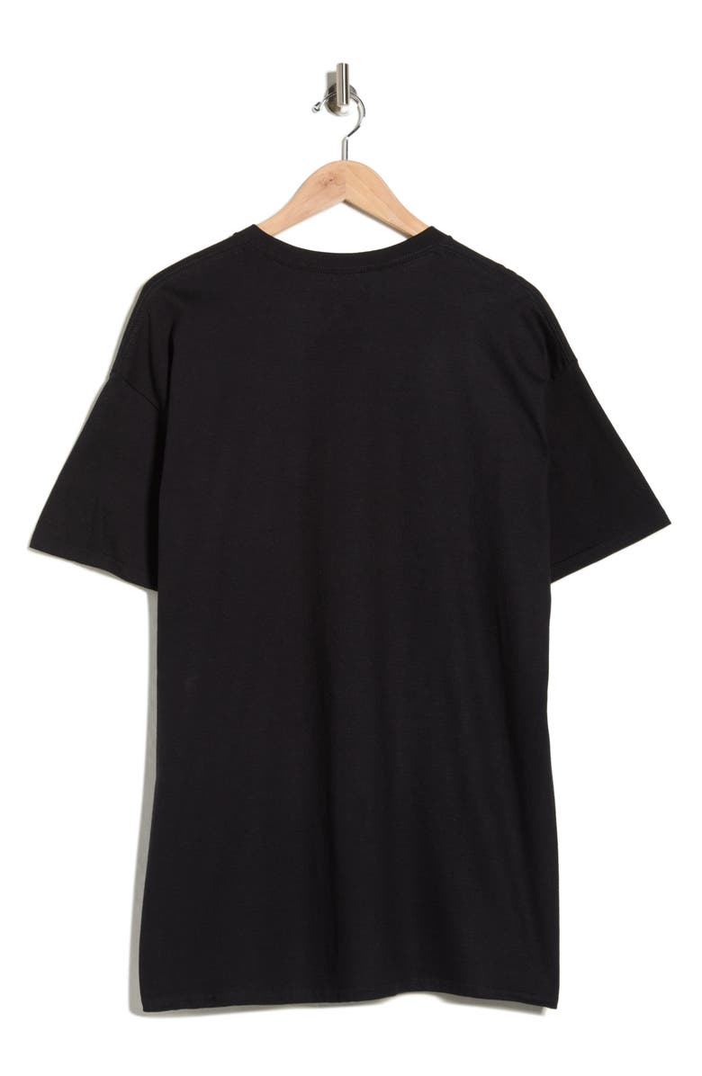 RIOT SOCIETY Rocky & Bullwinkle Graphic T-Shirt, Alternate, color, Black