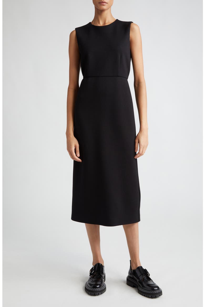 Maremar Sleeveless Jersey Sheath Dress, Main, color, BLACK