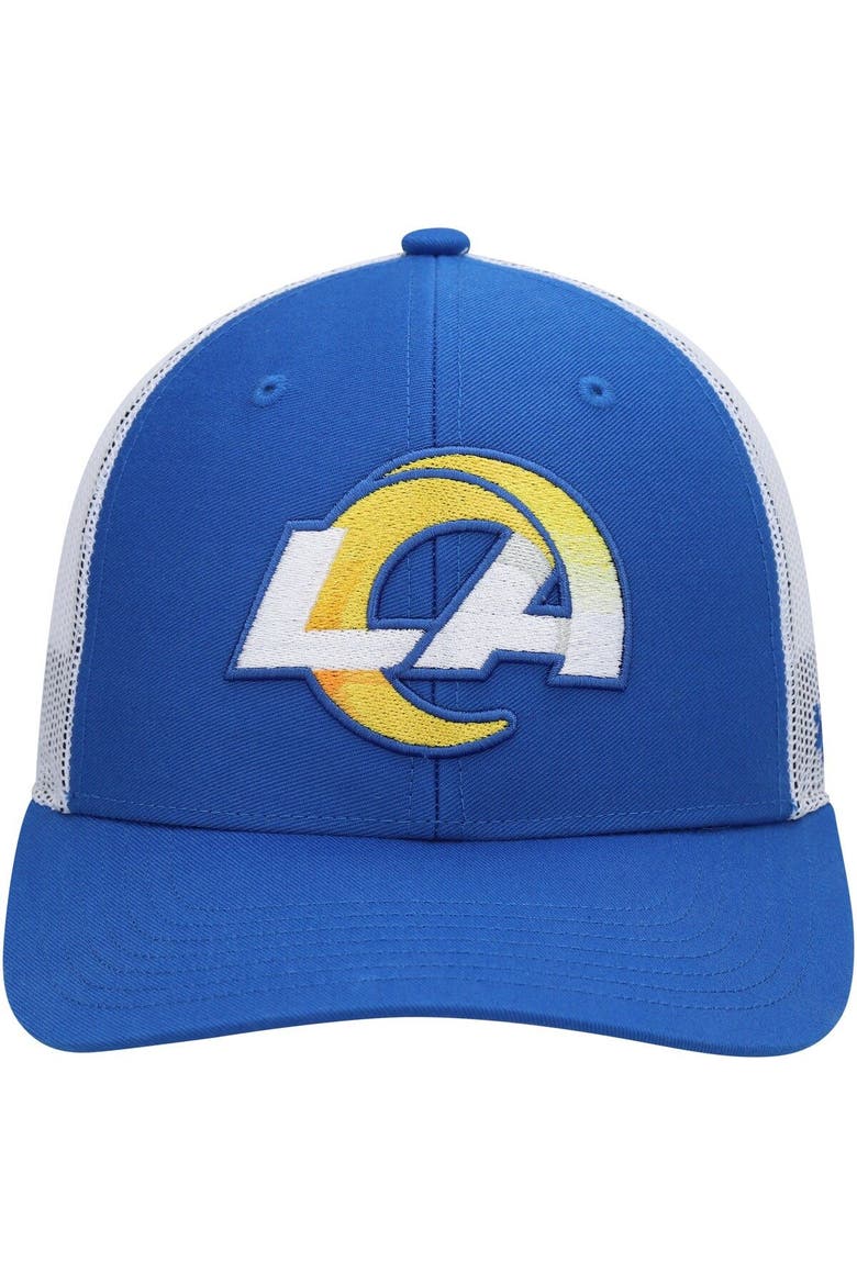Youth '47 Royal/White Los Angeles Rams Adjustable Trucker Hat, Alternate, color, Royal