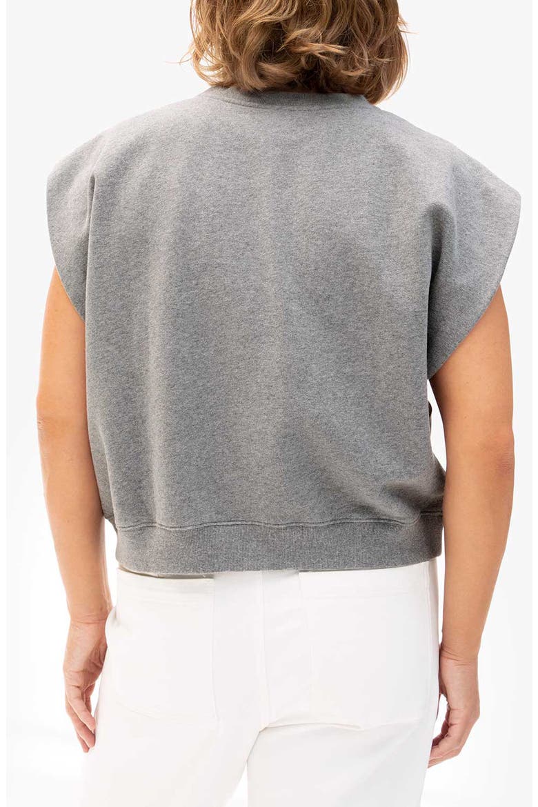 Le Vest Studded T-Shirt, Alternate, color, GREY MELANGE