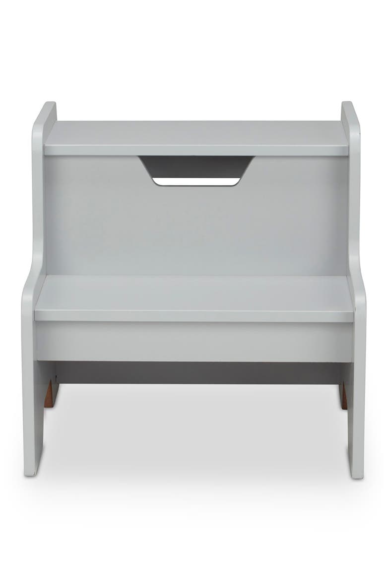 Wooden Step Stool, Alternate, color, GREY