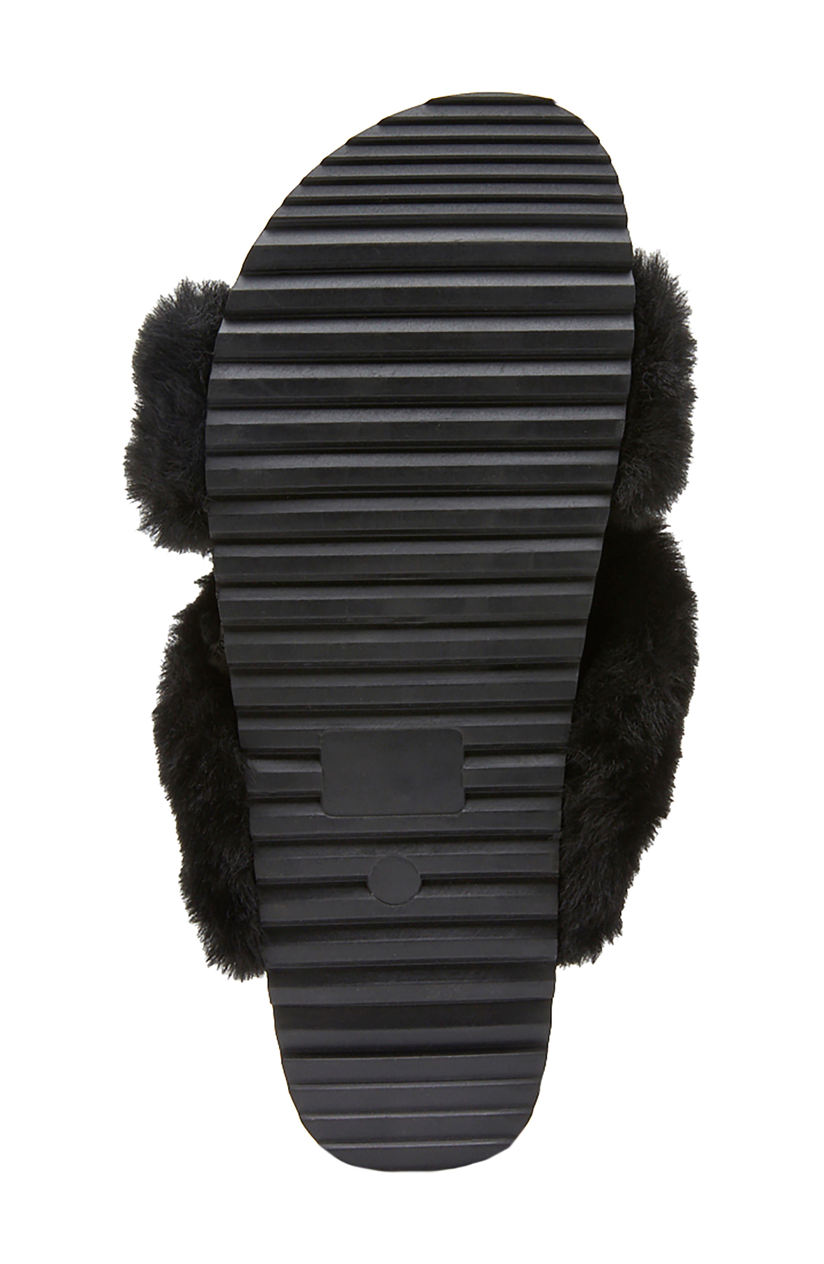 Coconuts by Matisse Seasons Faux Fur Slide Sandal, Alternate, color, 