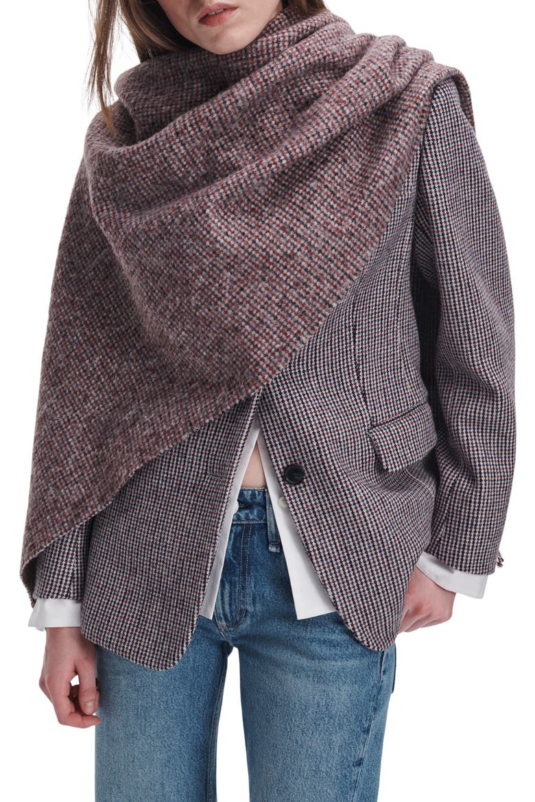 Ari Wool and Alpaca Scarf, Main, color, BLUE/RED MULTI