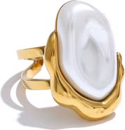 Alais Branche Brooke Baroque Pearl Ring