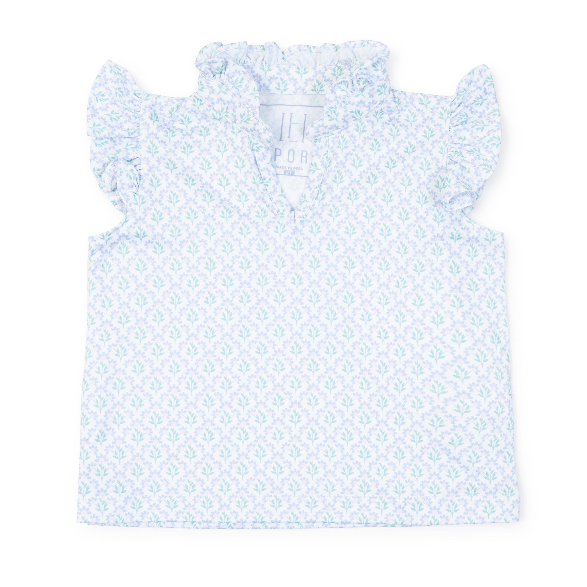 Trellis Bloom Blue