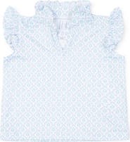 Lila and Hayes Ellie Girls' Sleeveless Ruffled Top by LH Sport