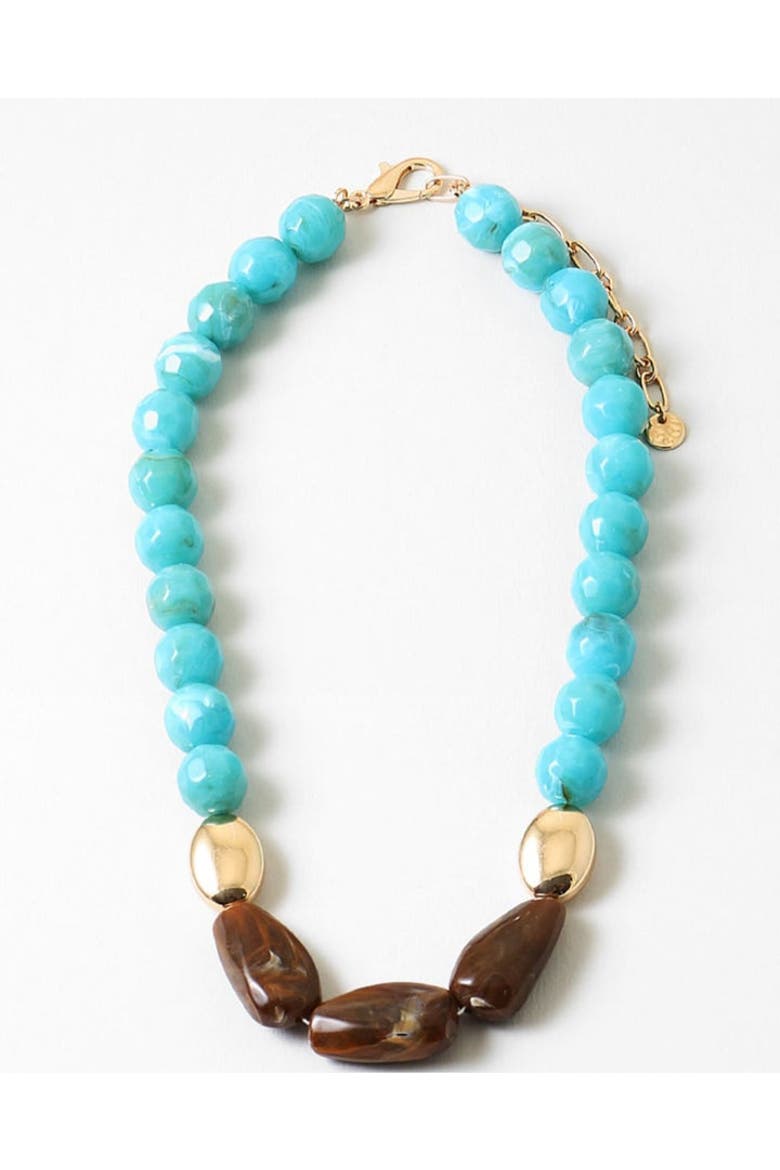 Baja California Necklace, Main, color, Blue