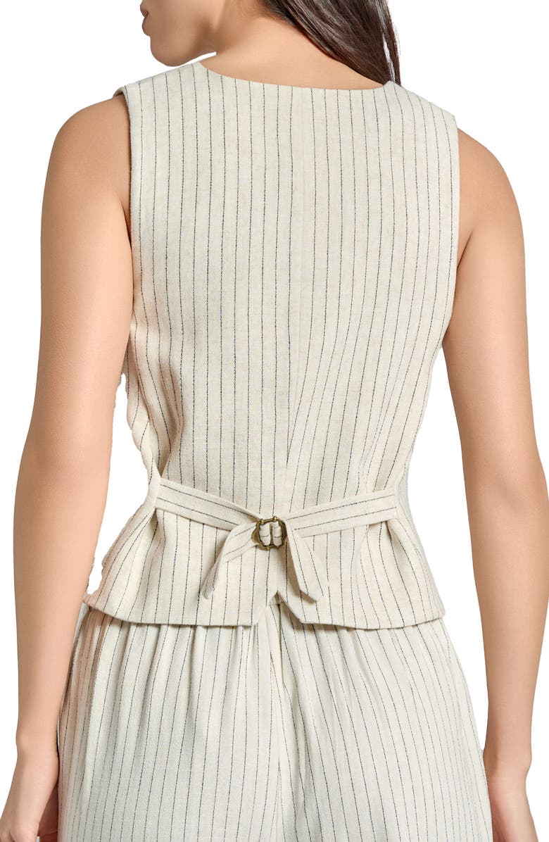 Jones New York Pinstripe Vest, Alternate, color, 