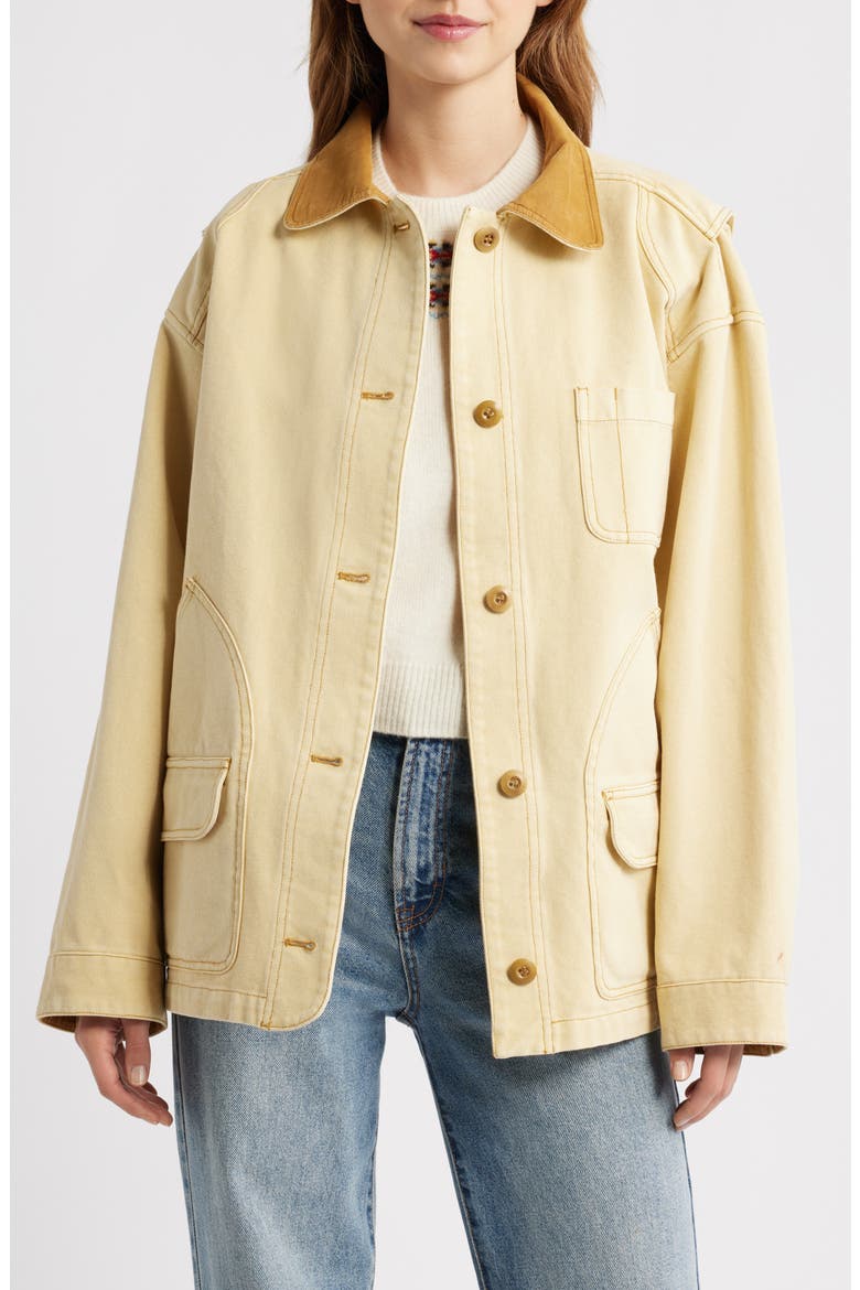 Pascual Barn Jacket, Main, color, STRAW