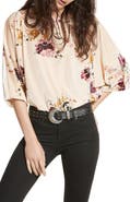 Free People Babe Slouchy Velvet Bodysuit