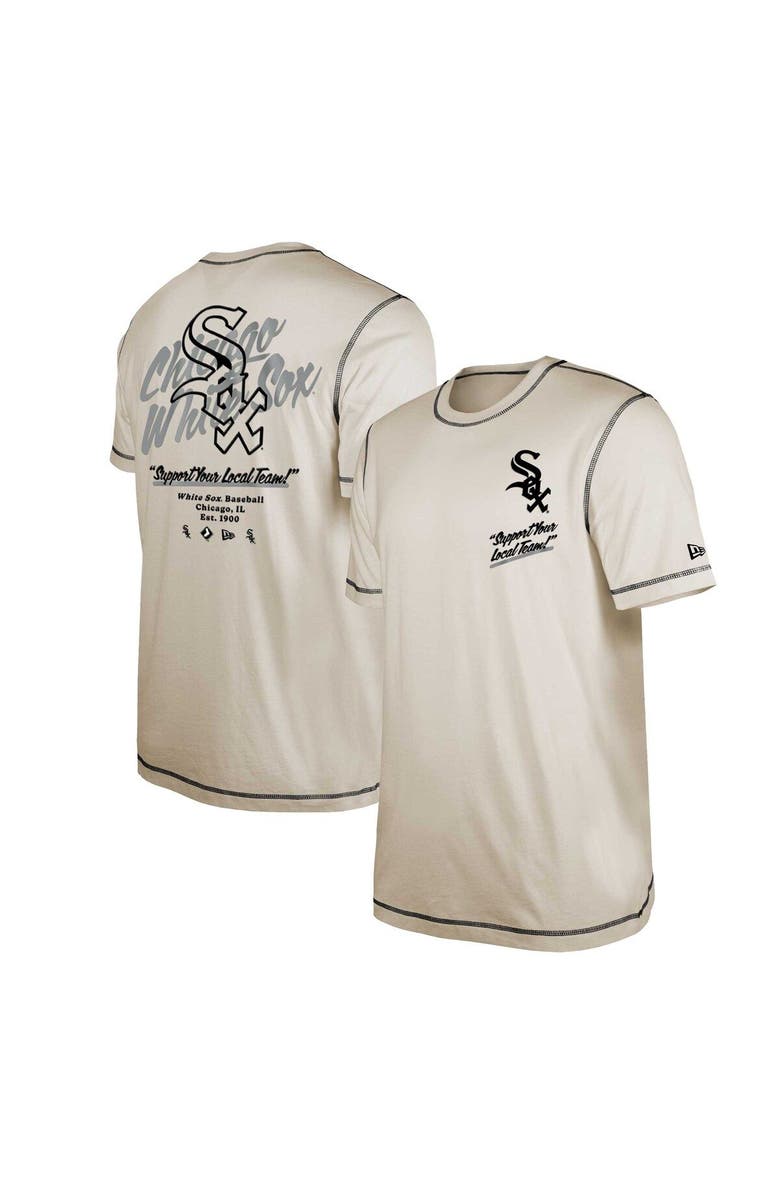 New Era Men's New Era White Chicago White Sox Team Split T-Shirt, Main, color, White