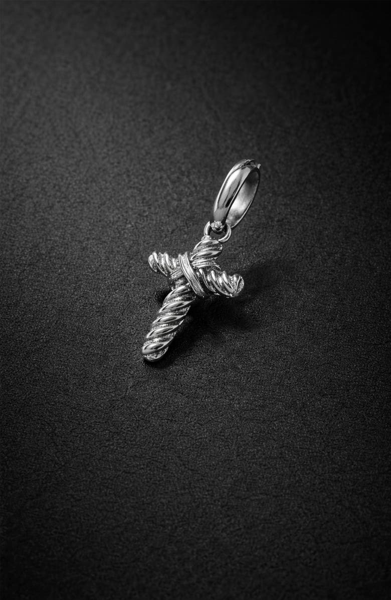 YOJ Spiro Hoop Single Maxi Earring in Silver, Alternate, color, Silver