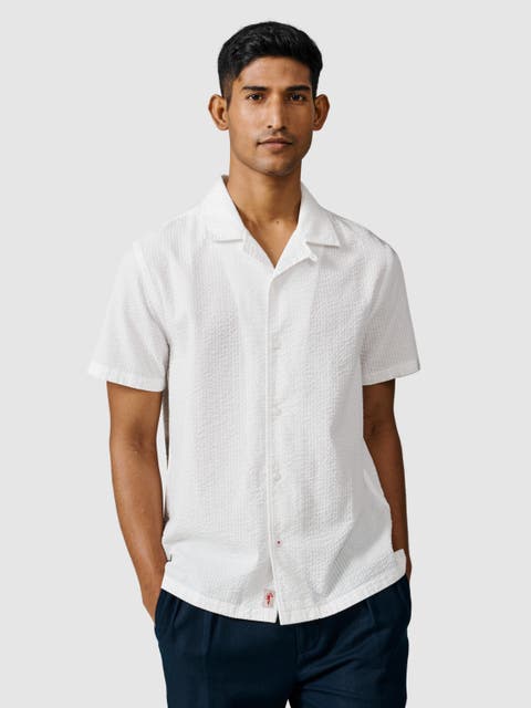 Brambling Linen Blend Short Sleeve Shirt