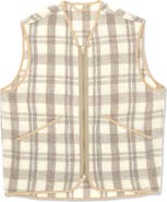 Fortela Wool Check Gilet