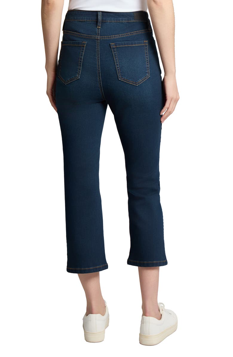 Jones New York High Waist Crop Kick Flare Jeans, Alternate, color,