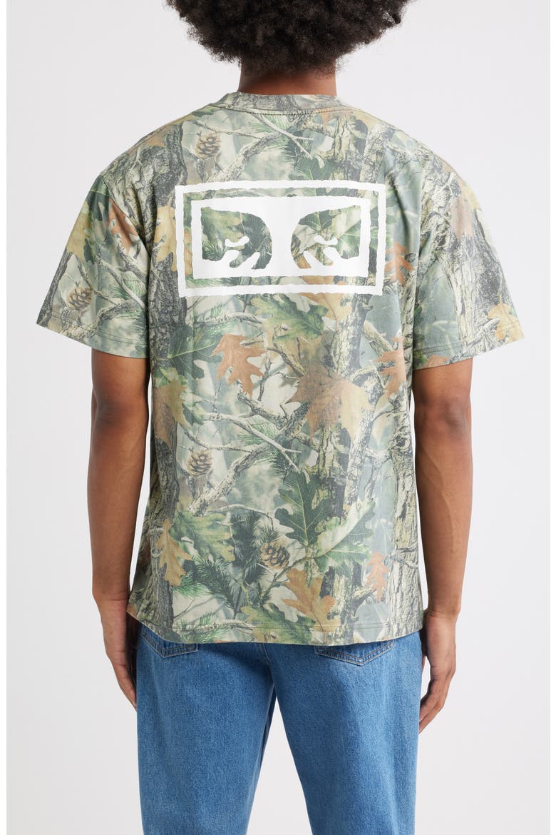 Eyes 3 Camo Graphic T-Shirt, Alternate, color, LEAF CAMO