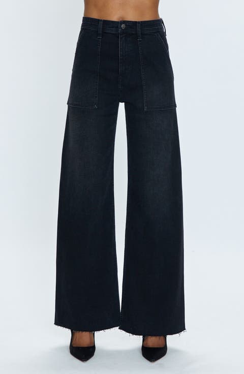 【関税＆送料込み】Saint Laurent Grain De Poudre Wide-Leg P SAINT LAURENT Pleated grain de poudre wool wide-leg pants