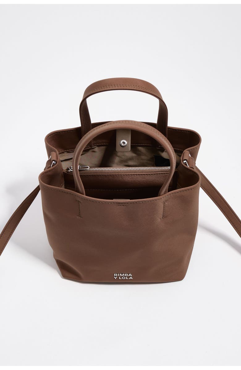 Bimba y Lola Medium Nougat Nylon Chihuahua Bag, Alternate, color, Nougat