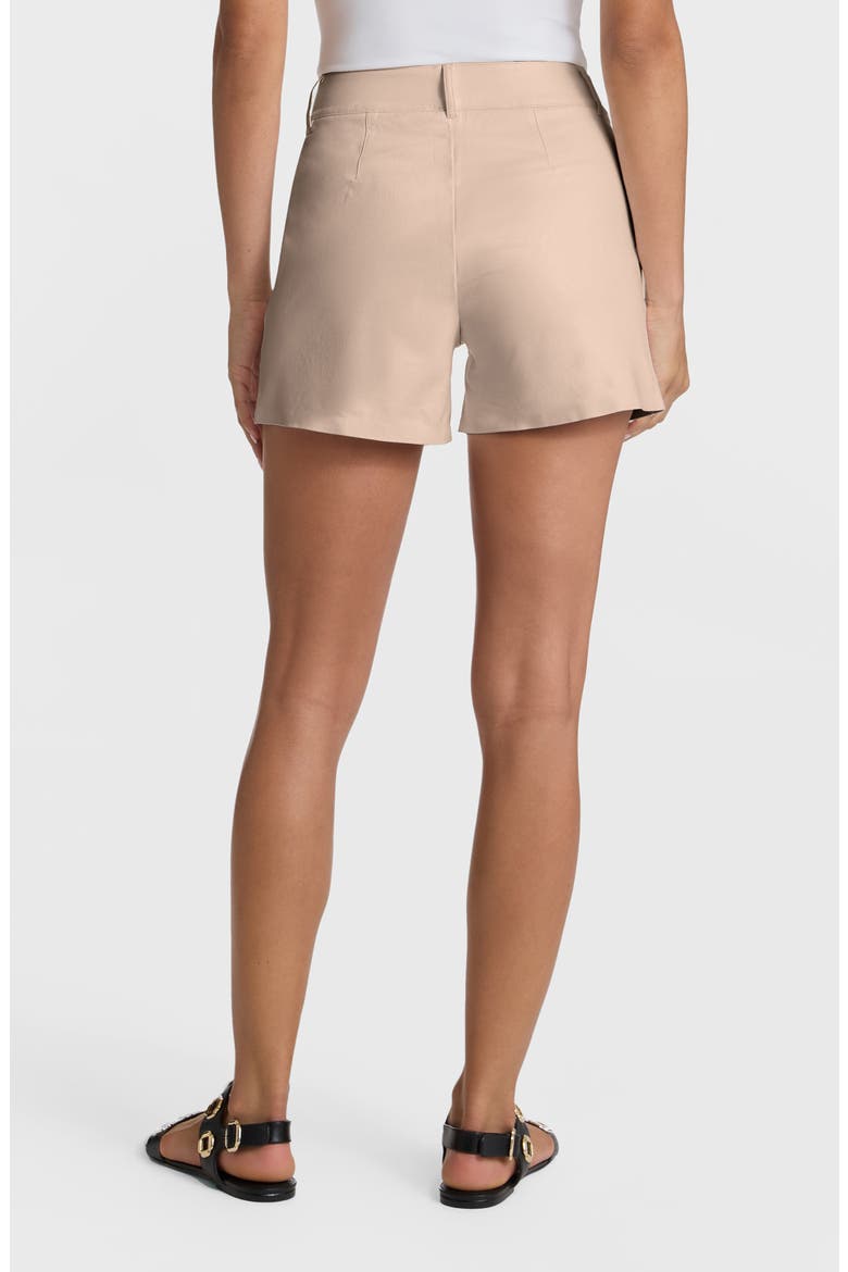 Faux Leather Shorts, Alternate, color, SND-SAND