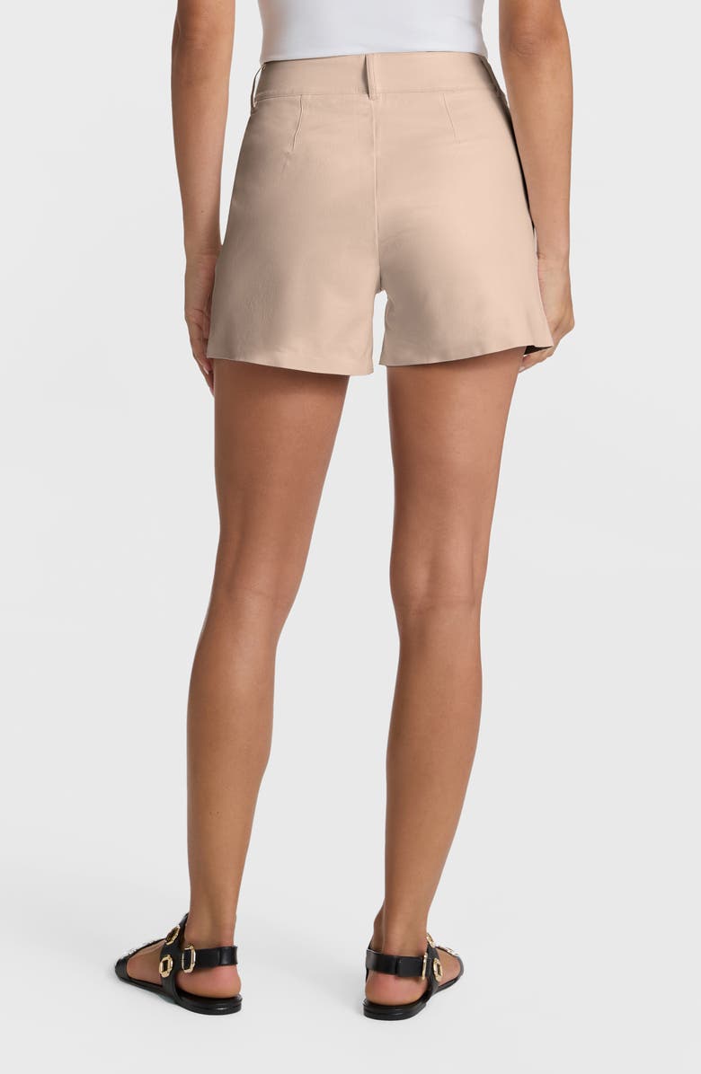 Commando Faux Leather Shorts, Alternate, color, Sand