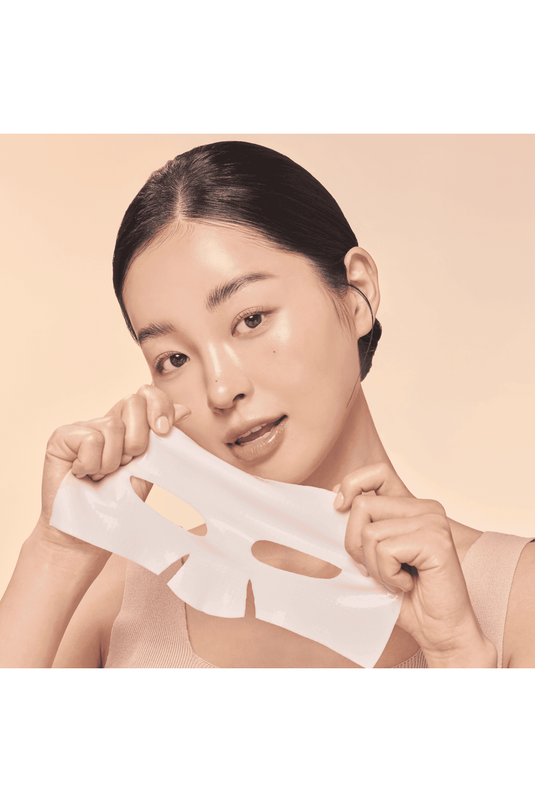 a.m. Sunday Happy Hydrogel Mask, Alternate, color, White