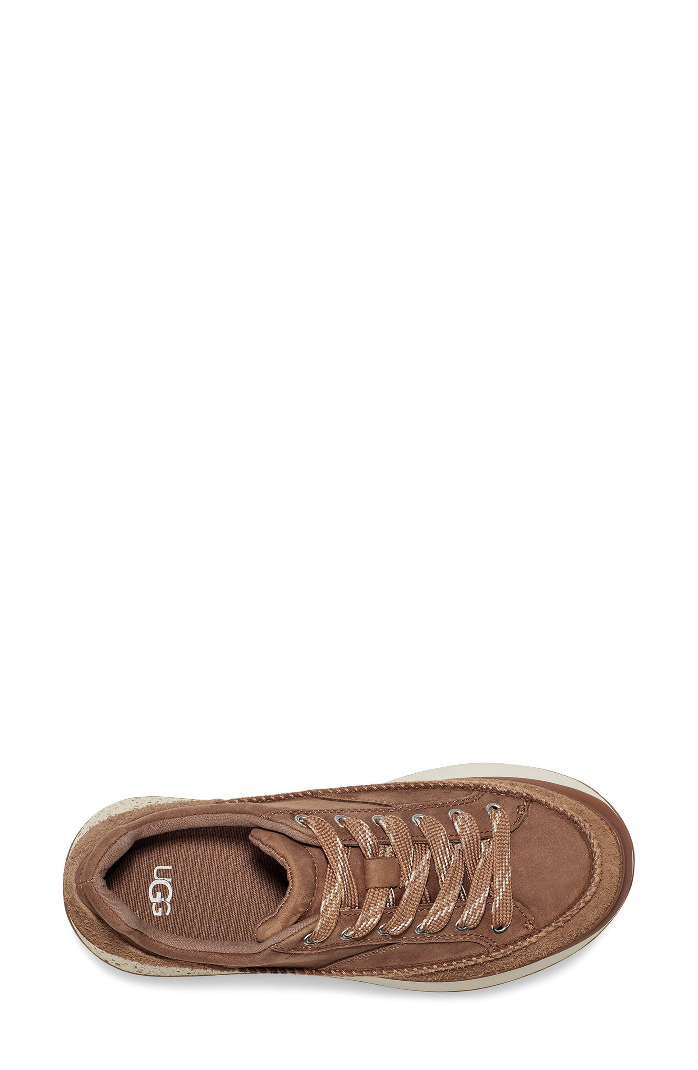 Marin Platform Sneaker, Alternate, color, CHESTNUT LEATHER