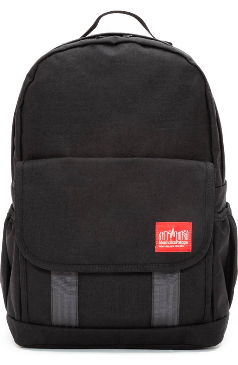 Manhattan Portage Washington Heights Backpack, Main, color, Black