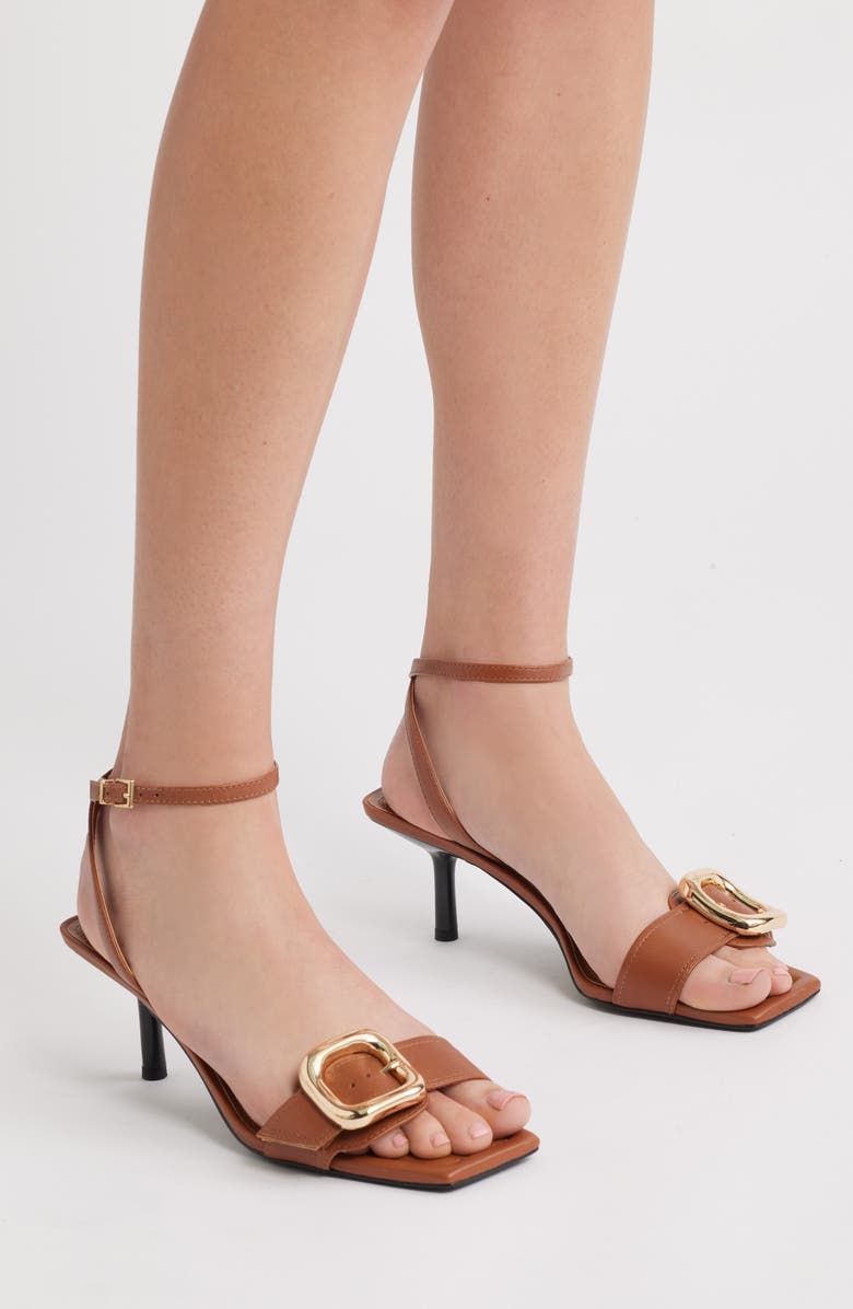 Nordstrom Simone Ankle Strap Sandal, Alternate, color, Brown Toffee