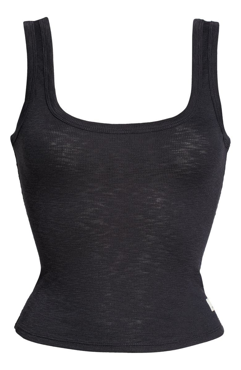 Vuori Sunrise Crop Tank, Alternate, color, Black